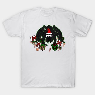 Santa Spider w/ Presents (Green Peppermint 2) T-Shirt